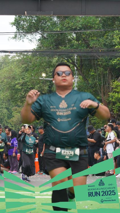Race photo from Mangkunegaran Run 2025