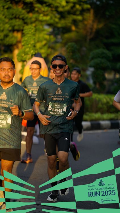 Race photo from Mangkunegaran Run 2025