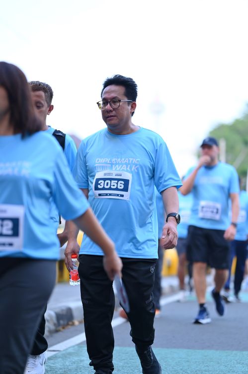 Race photo from KEMLU RUN 2025