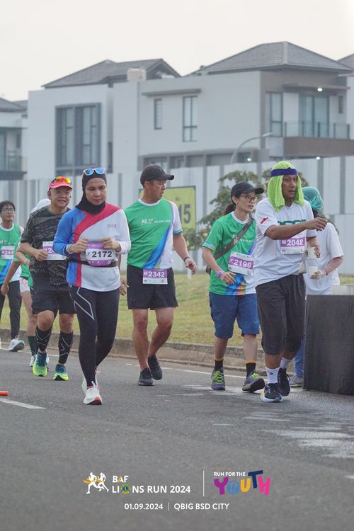 Race photo from BAF LIONS RUN 2024