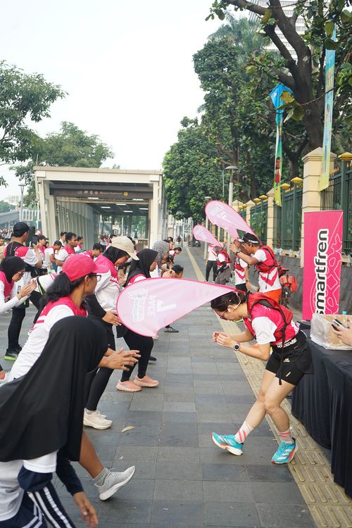 Race photo from Smartfren Run 2024 Vibes