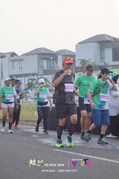 Race photo from BAF LIONS RUN 2024