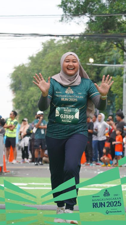 Race photo from Mangkunegaran Run 2025