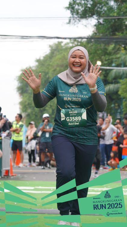 Race photo from Mangkunegaran Run 2025