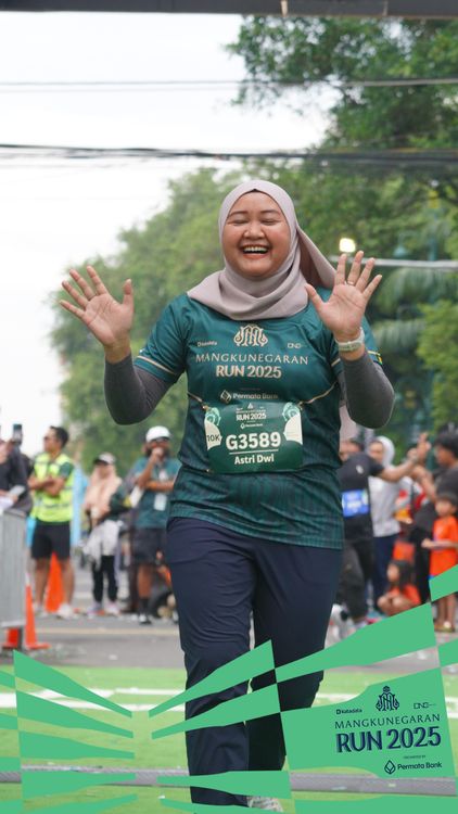 Race photo from Mangkunegaran Run 2025