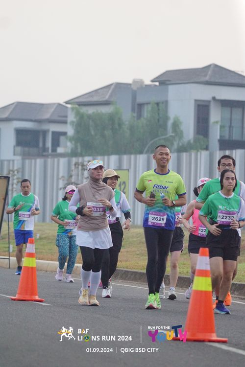 Race photo from BAF LIONS RUN 2024