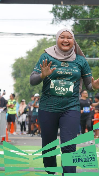 Race photo from Mangkunegaran Run 2025
