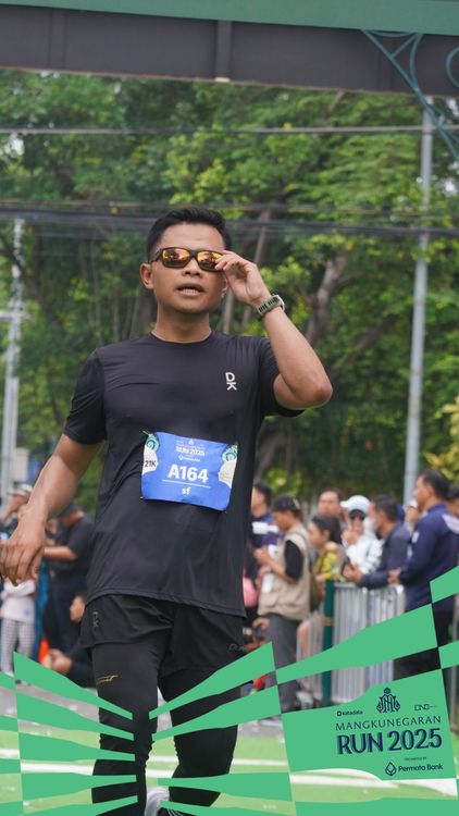 Race photo from Mangkunegaran Run 2025