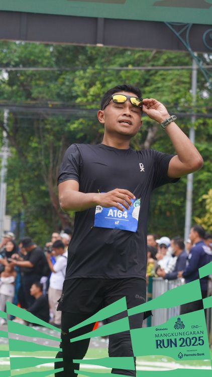Race photo from Mangkunegaran Run 2025