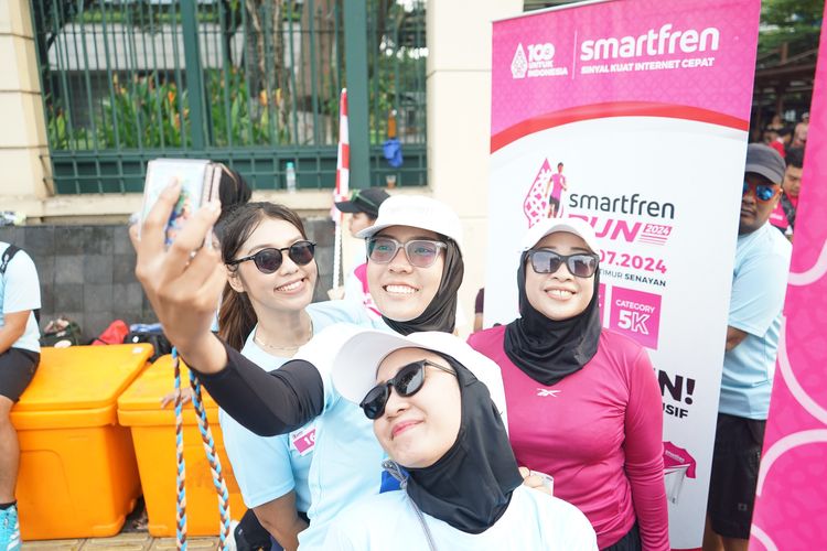 Race photo from Smartfren Run 2024 Vibes