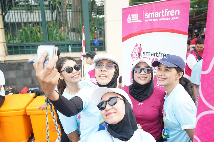 Race photo from Smartfren Run 2024 Vibes