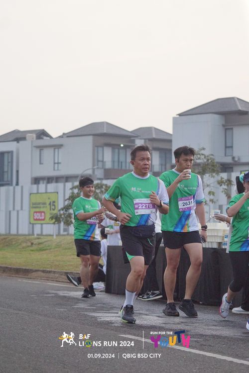 Race photo from BAF LIONS RUN 2024