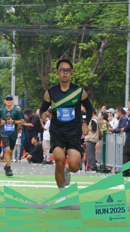 Race photo from Mangkunegaran Run 2025