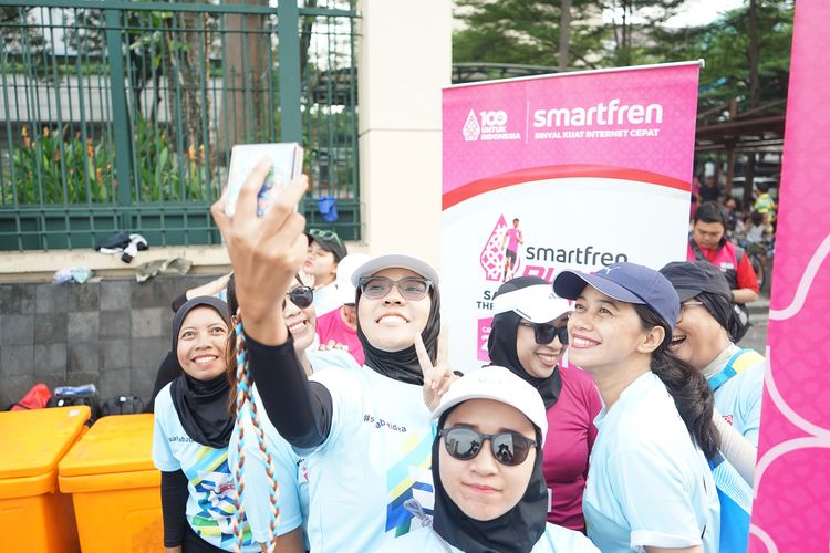 Race photo from Smartfren Run 2024 Vibes