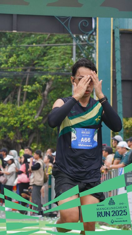 Race photo from Mangkunegaran Run 2025