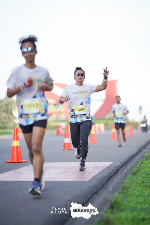 Race photo from Taman Budaya x BOGORUN 2025