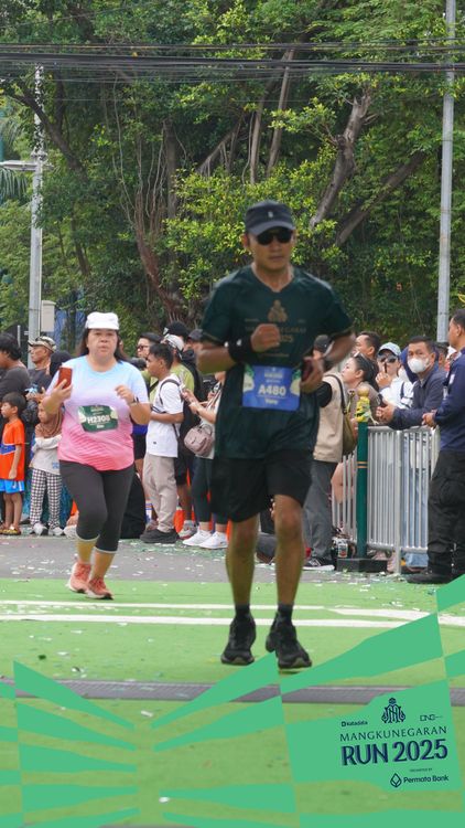 Race photo from Mangkunegaran Run 2025