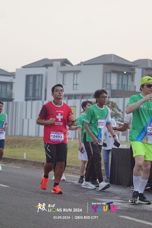 Race photo from BAF LIONS RUN 2024