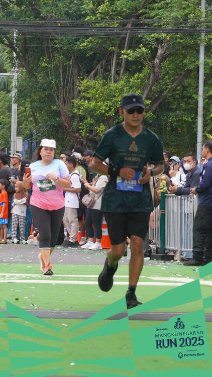 Race photo from Mangkunegaran Run 2025