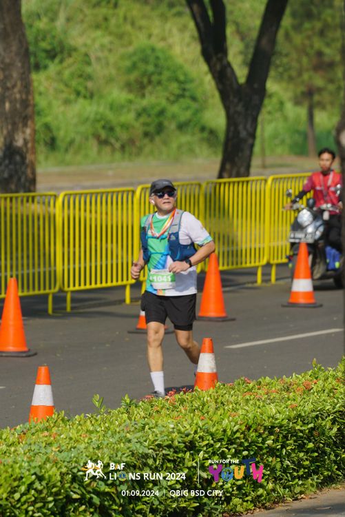 Race photo from BAF LIONS RUN 2024