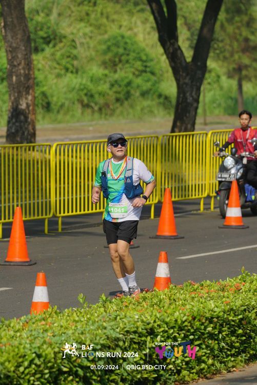 Race photo from BAF LIONS RUN 2024