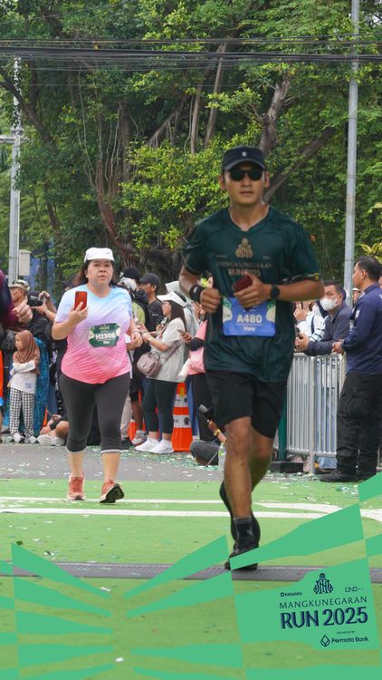 Race photo from Mangkunegaran Run 2025