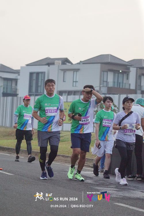 Race photo from BAF LIONS RUN 2024