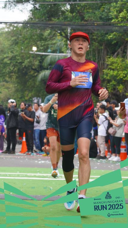 Race photo from Mangkunegaran Run 2025