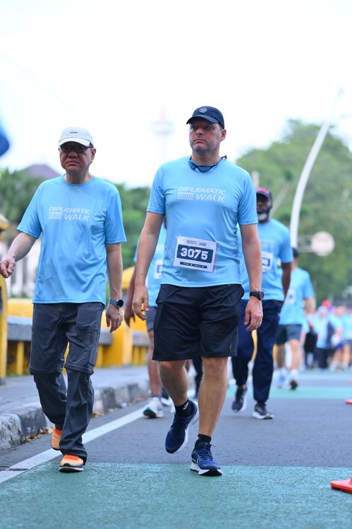 Race photo from KEMLU RUN 2025