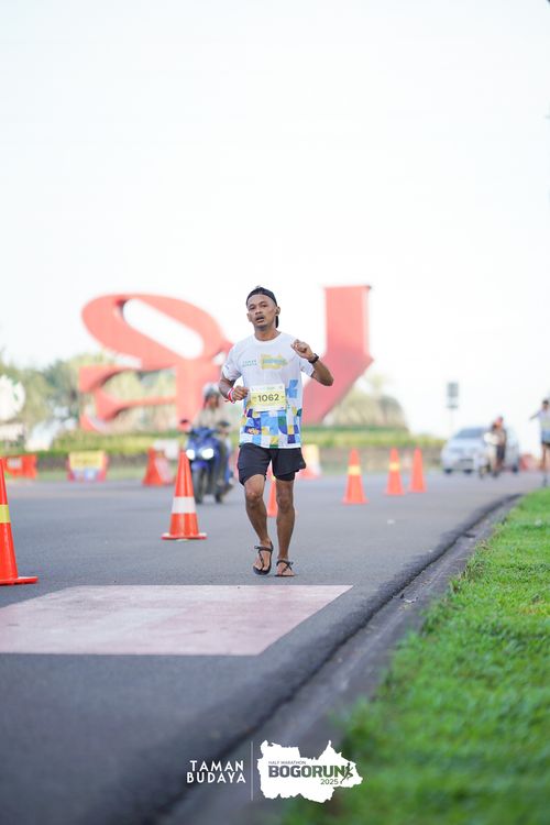 Race photo from Taman Budaya x BOGORUN 2025