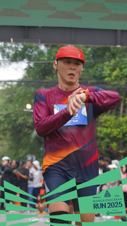 Race photo from Mangkunegaran Run 2025