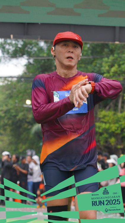 Race photo from Mangkunegaran Run 2025