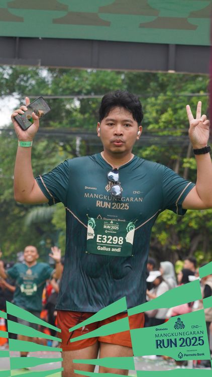 Race photo from Mangkunegaran Run 2025