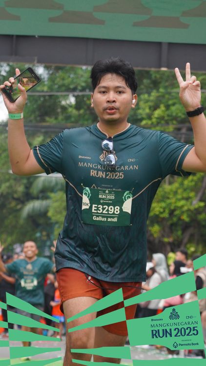 Race photo from Mangkunegaran Run 2025