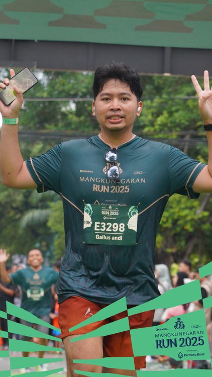 Race photo from Mangkunegaran Run 2025