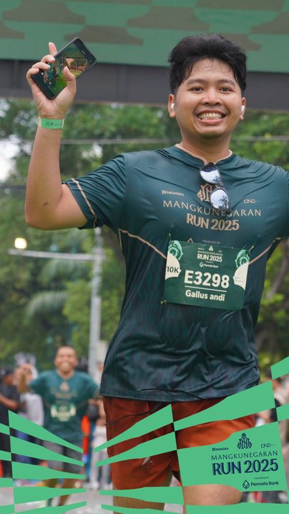 Race photo from Mangkunegaran Run 2025