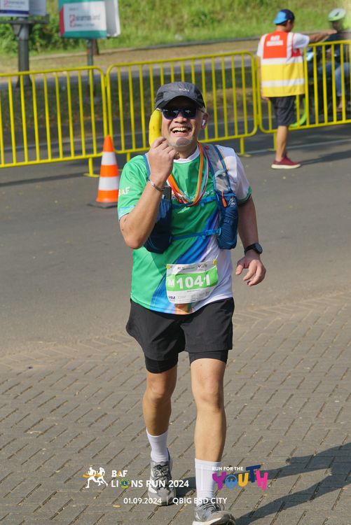 Race photo from BAF LIONS RUN 2024