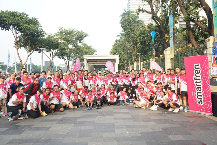 Race photo from Smartfren Run 2024 Vibes