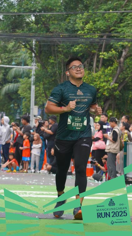 Race photo from Mangkunegaran Run 2025