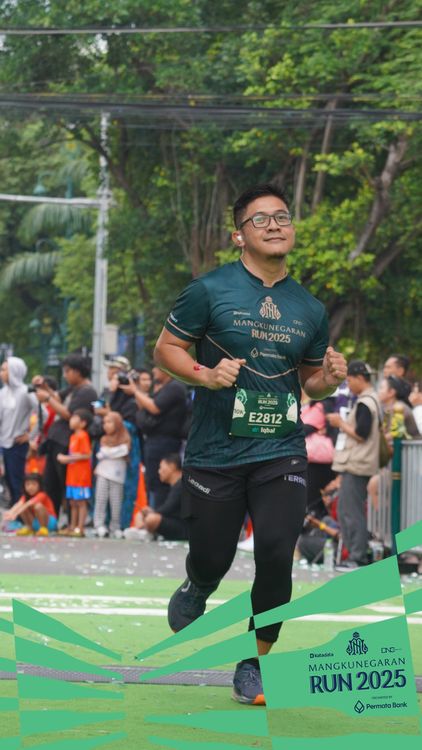 Race photo from Mangkunegaran Run 2025