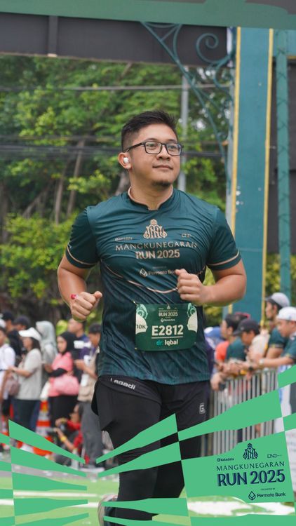 Race photo from Mangkunegaran Run 2025