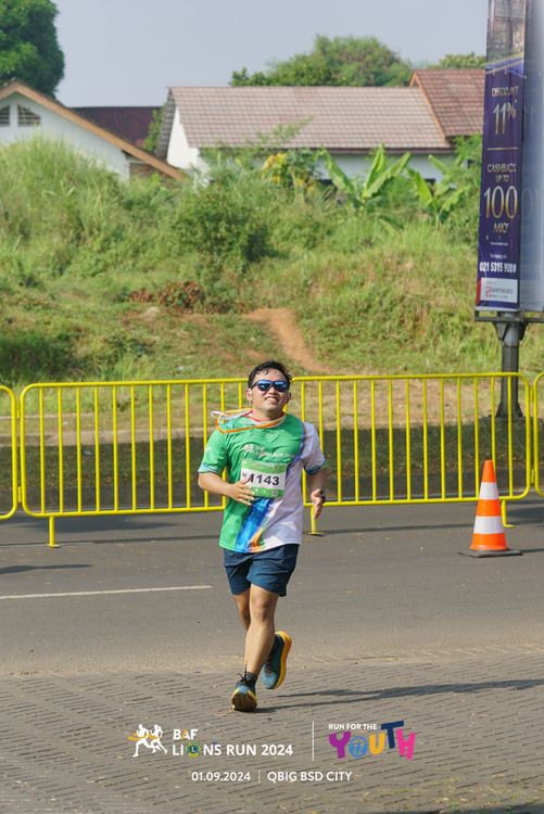 Race photo from BAF LIONS RUN 2024