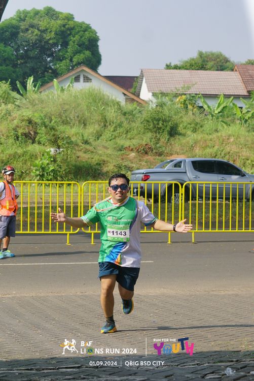 Race photo from BAF LIONS RUN 2024