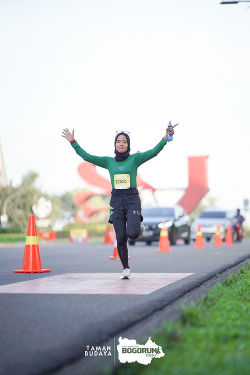 Race photo from Taman Budaya x BOGORUN 2025