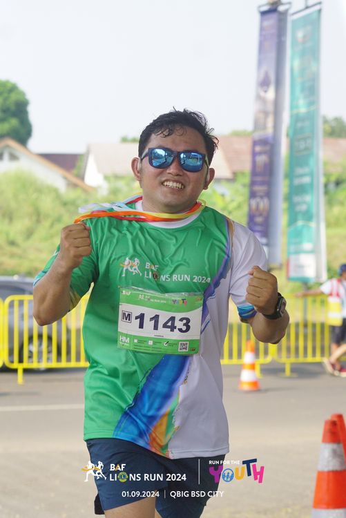 Race photo from BAF LIONS RUN 2024