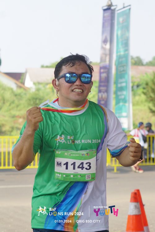 Race photo from BAF LIONS RUN 2024
