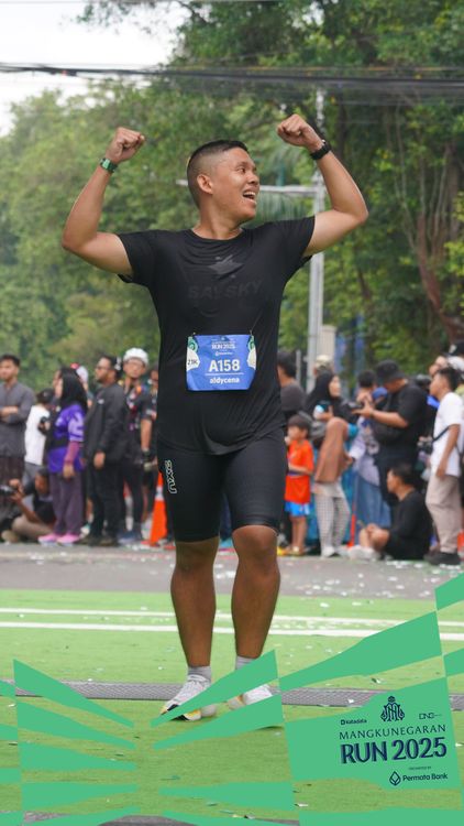 Race photo from Mangkunegaran Run 2025