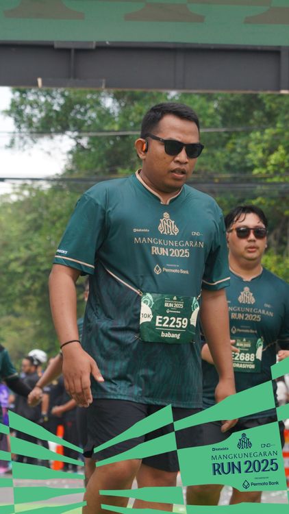 Race photo from Mangkunegaran Run 2025