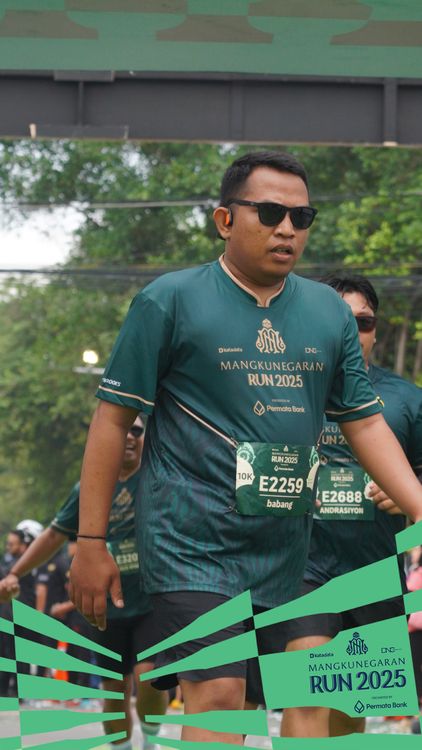 Race photo from Mangkunegaran Run 2025