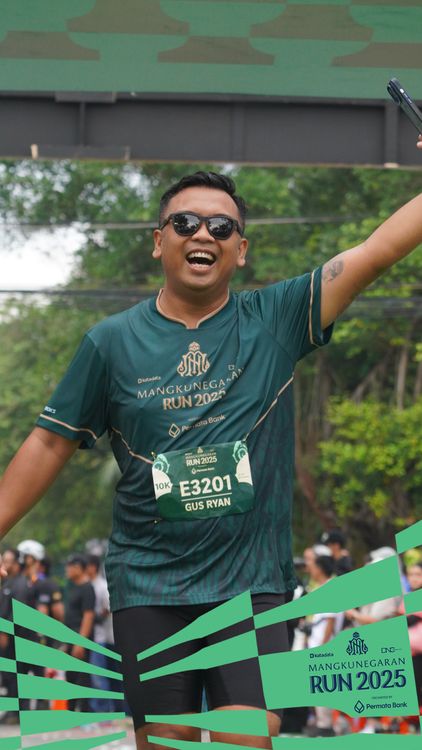 Race photo from Mangkunegaran Run 2025